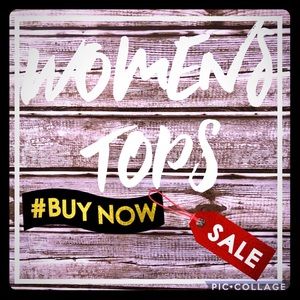 🌴WOMENS TOPS•VARIOUS SIZES•SS•LS•TANKTOPS•BLOUSES